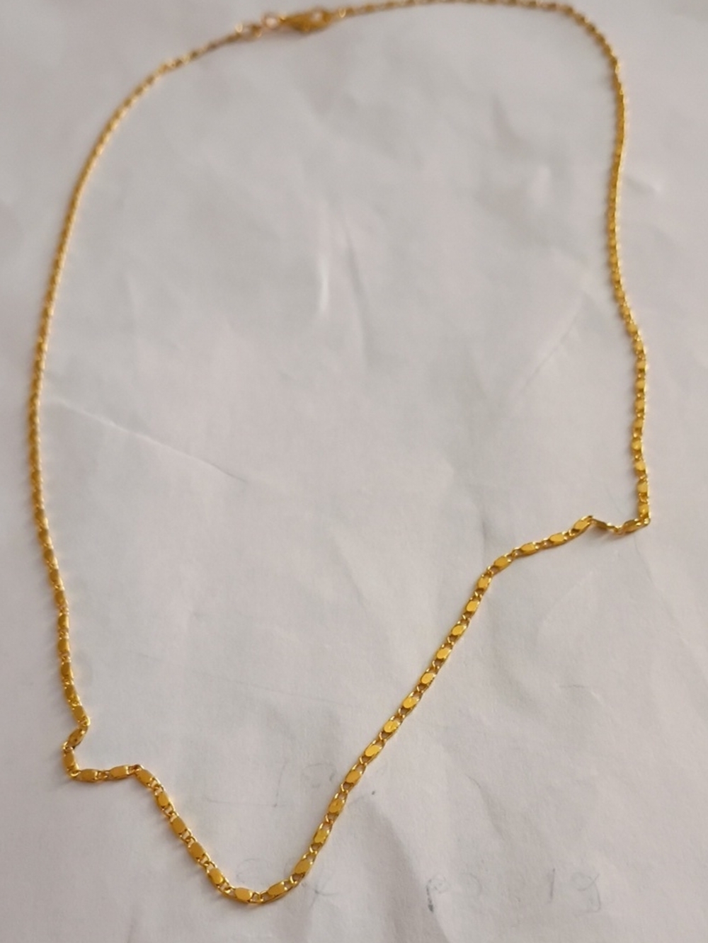 Men's Gold Chain Necklace - Classic Polished Link